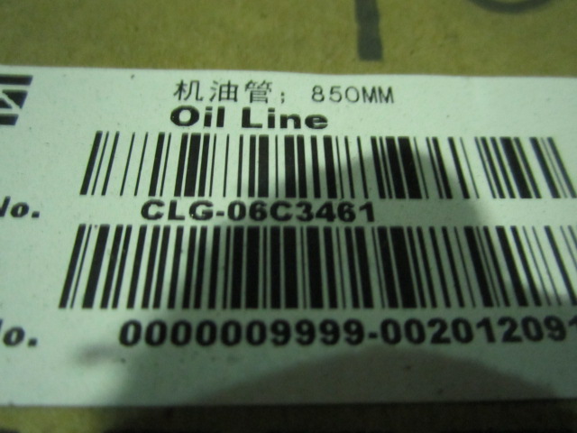 06C3461	3919377	Oil pipe; length 850; fittings