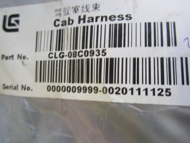 08C0935		Cab wiring harness