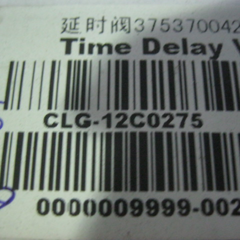 12C0275		Delay valve 3753700422P